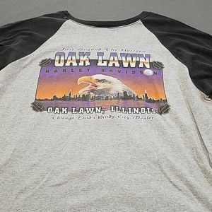 Harley Davidson 3/4 Sleeve Men's T-shirt XL IL